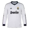 Real Madrid Retro Jersey Home Long Sleeve Soccer Shirt 2012/13 - bestsoccerstore