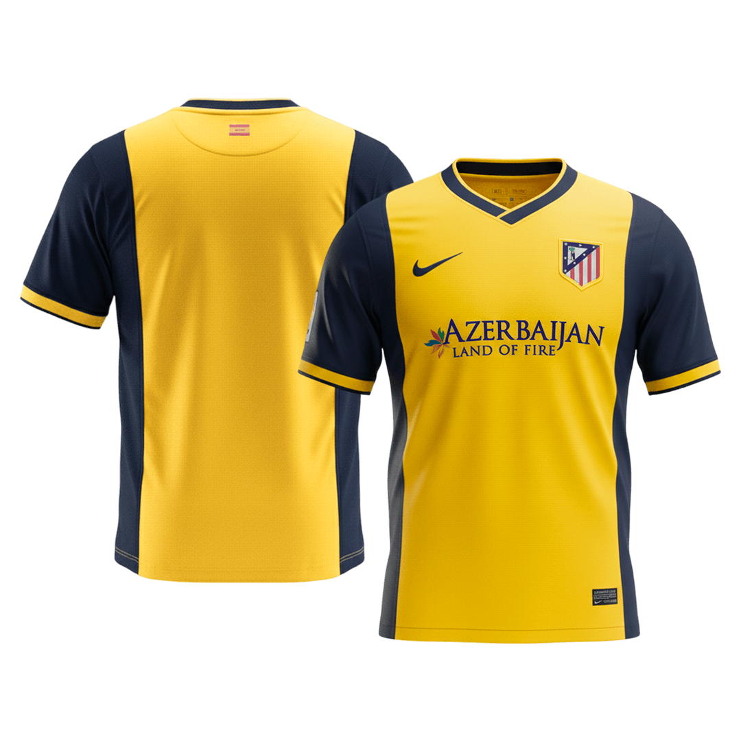 Atletico Madrid 2013/14 Retro Jersey Away Soccer Shirt - bestsoccerstore