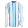 Argentina Home Custom Player Version Long Sleeve Soccer Jersey World Cup 2026 - bestsoccerstore