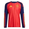 Spain Home Custom Player Version Long Sleeve Soccer Jersey World Cup 2026 - bestsoccerstore