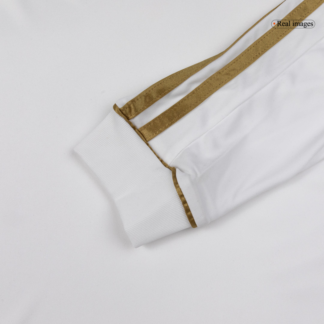 Real Madrid Retro Jersey Home Long Sleeve Soccer Shirt 2011/12 - bestsoccerstore