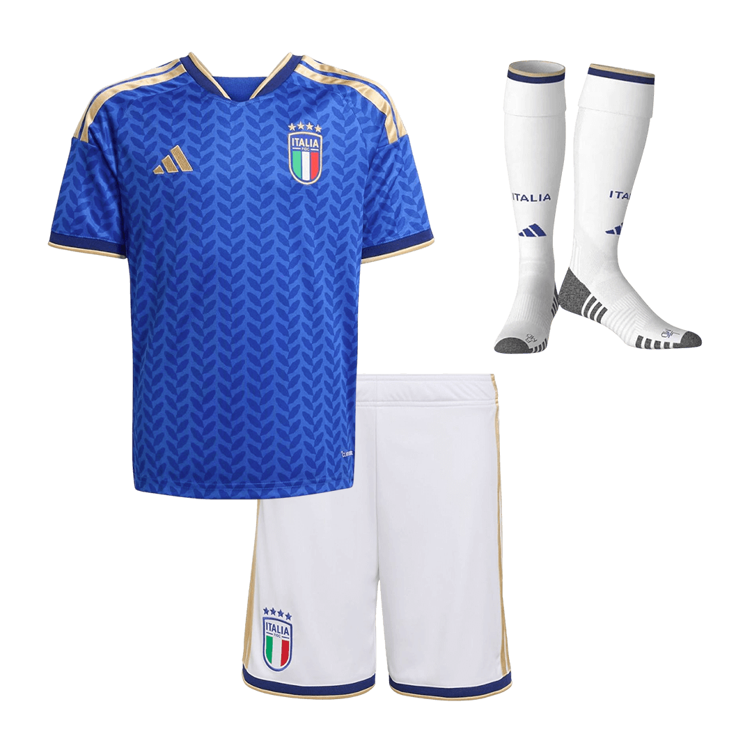 Kids Italy Home Custom Full Soccer Kits World Cup 2026 - bestsoccerstore