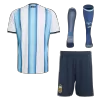 Argentina Home 2026 Custom Full Soccer Kit - bestsoccerstore