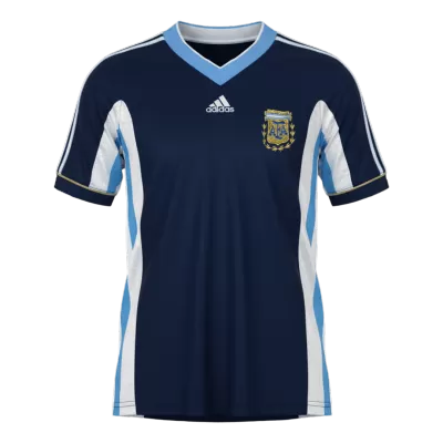 Argentina Retro Jersey Away Long Sleeve Soccer Shirt 1998 - bestsoccerstore