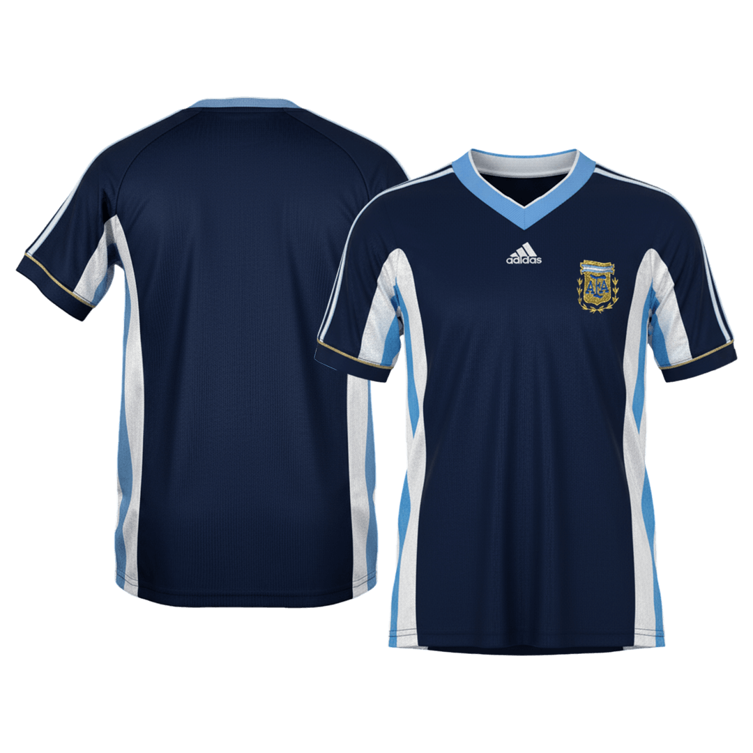 Argentina 1998 Retro Jersey Away Soccer Shirt - bestsoccerstore