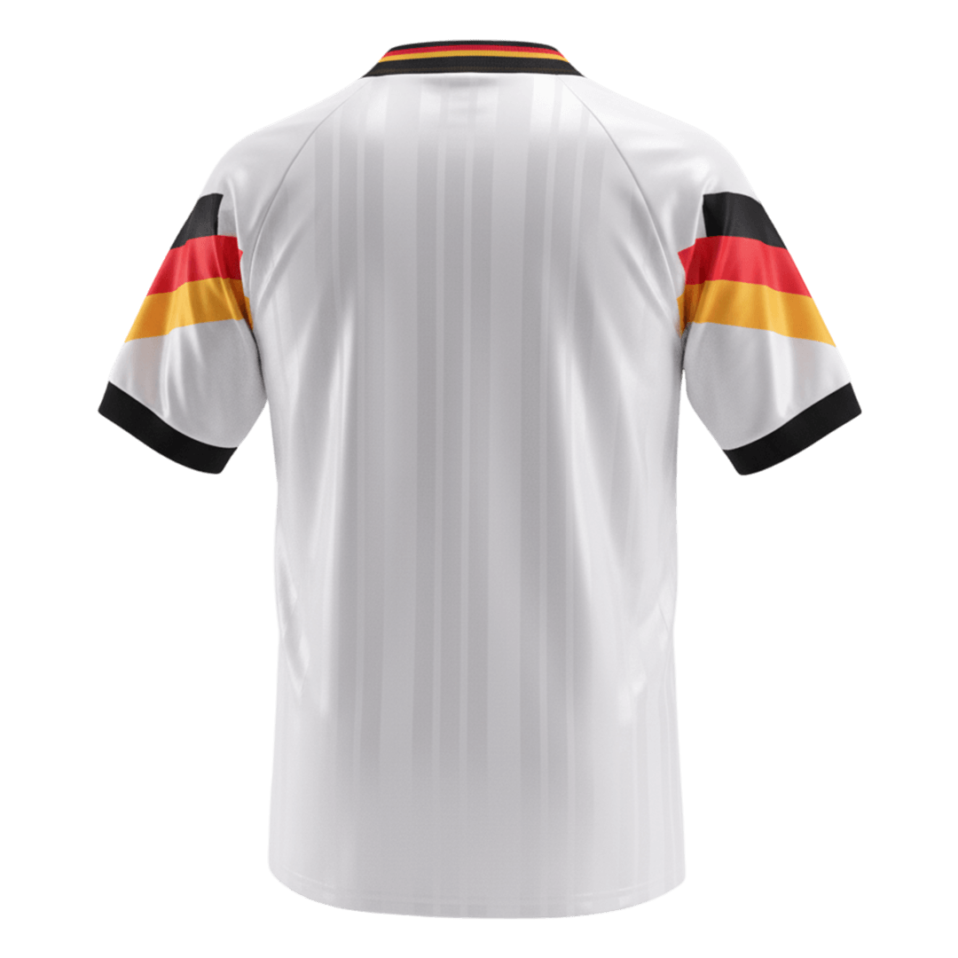 Germany 1992 Retro Jersey Home Soccer Shirt - bestsoccerstore