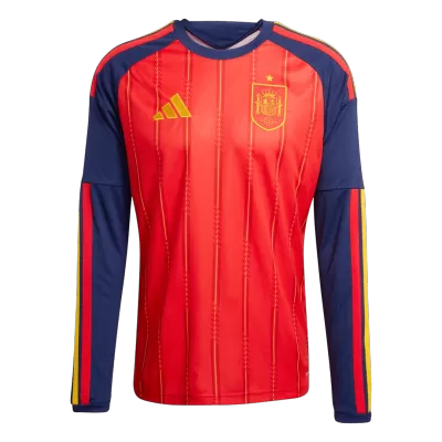 Spain Long Sleeve Jersey Home Football Shirt World Cup 2026 - bestsoccerstore