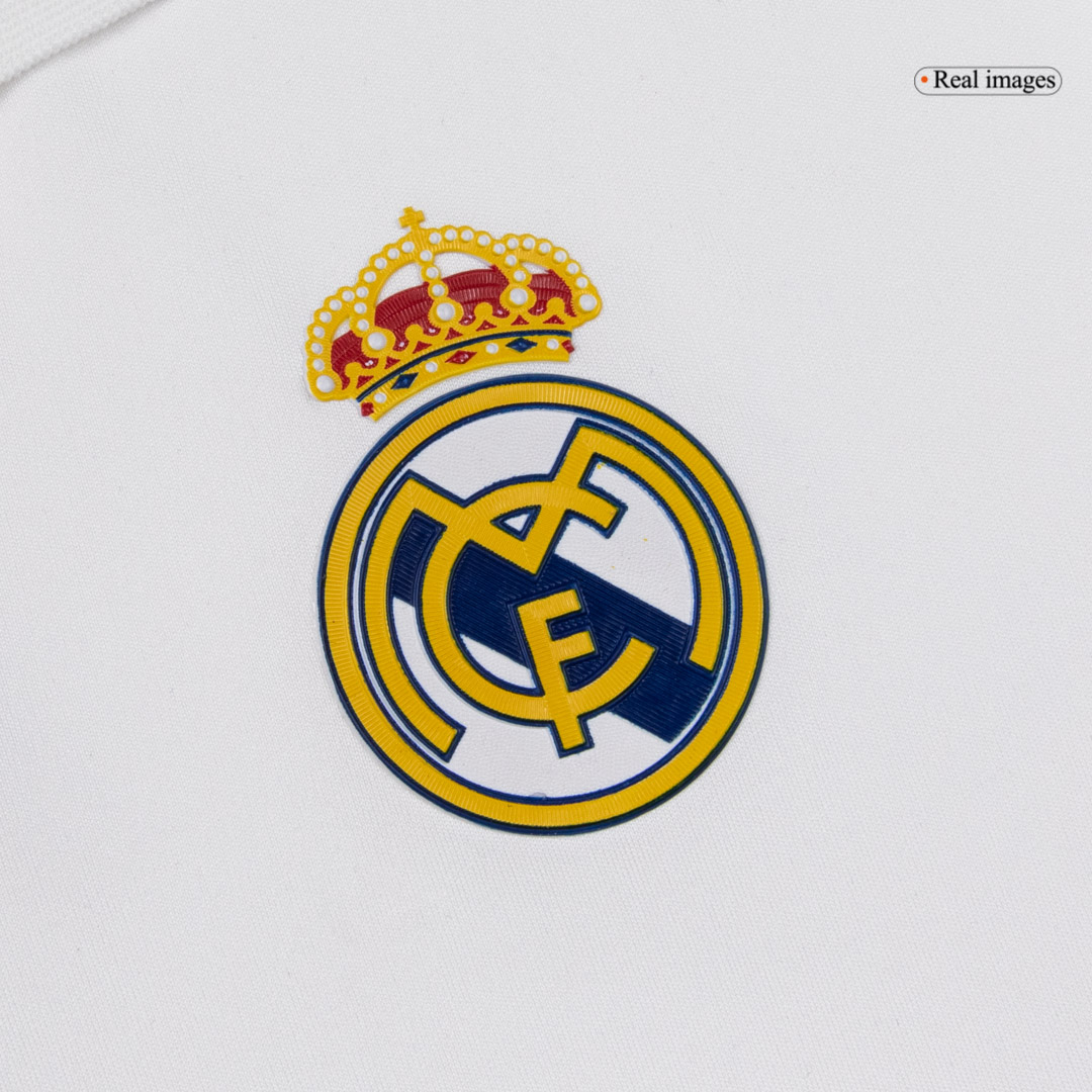 Real Madrid Retro Jersey Home Long Sleeve Soccer Shirt 2011/12 - bestsoccerstore