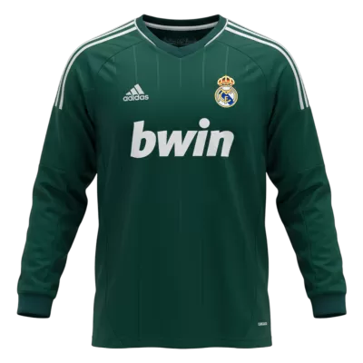 Real Madrid Retro Jersey Third Away Long Sleeve Soccer Shirt 2012/13 - bestsoccerstore