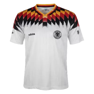 Germany Retro Jersey Home Long Sleeve Soccer Shirt 1994 - bestsoccerstore