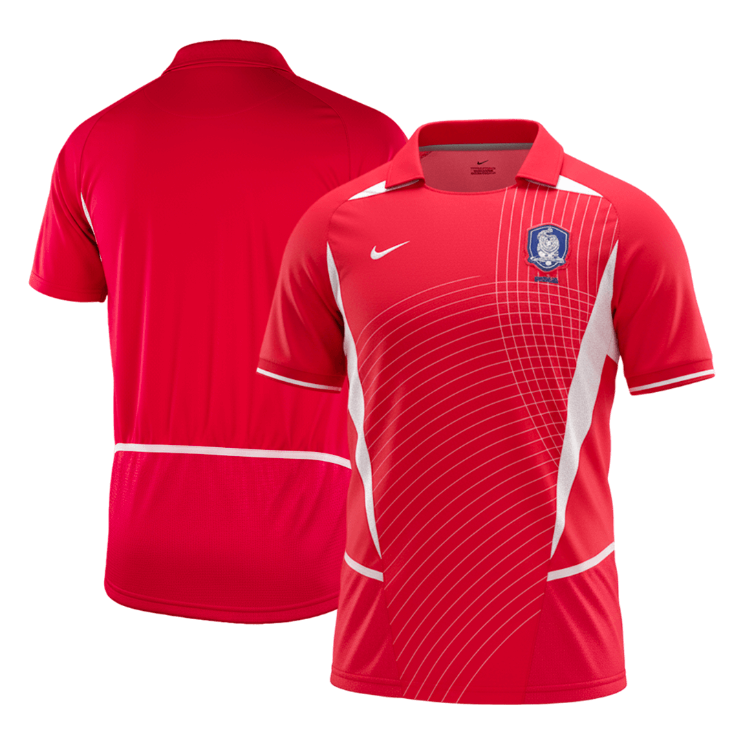 South Korea 2002 Retro Jersey Home Soccer Shirt - bestsoccerstore