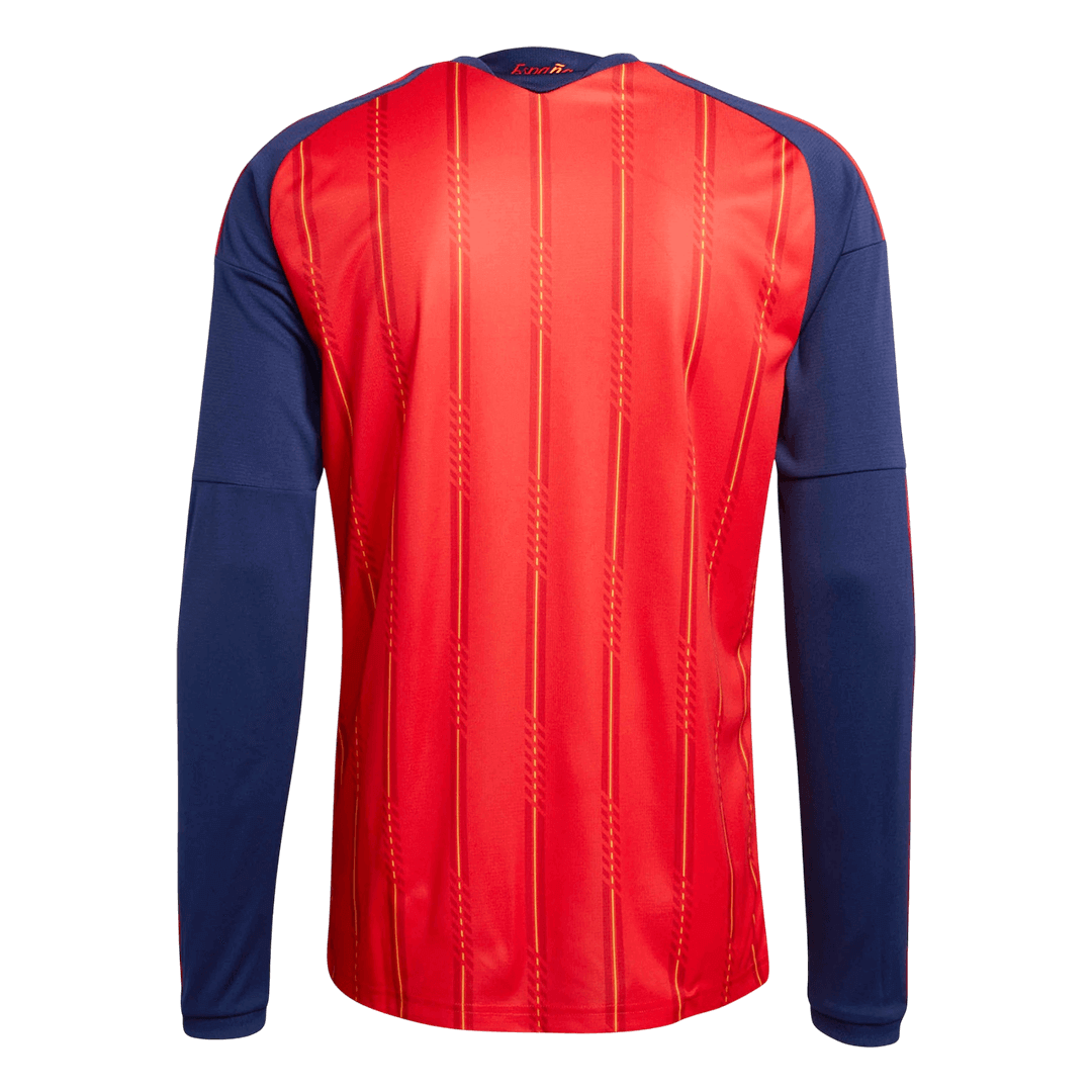 Spain Long Sleeve Jersey Home Football Shirt World Cup 2026