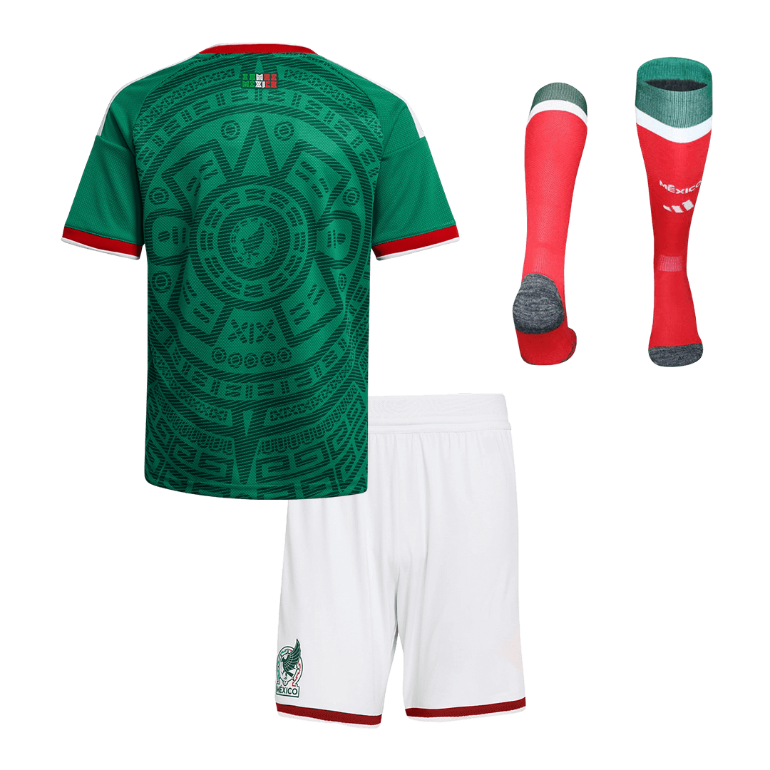 Kids Mexico Home Custom Full Soccer Kits
2025/26 - bestsoccerstore