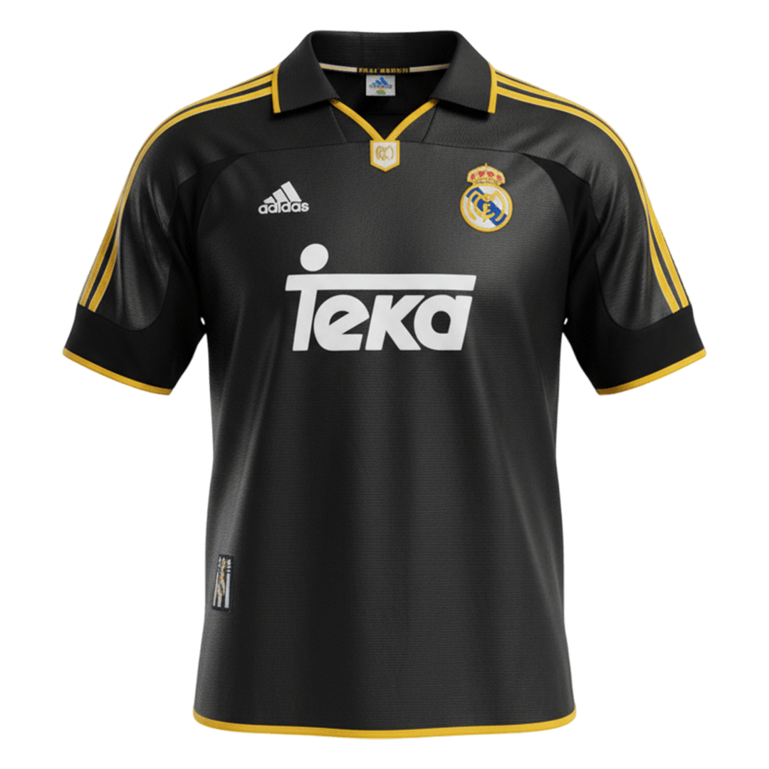 Real Madrid 1999/01 Retro Jersey Away Soccer Shirt - bestsoccerstore