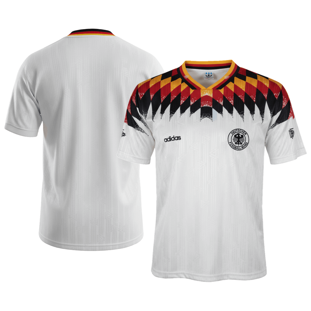 Germany 1994 Retro Jersey Home Soccer Shirt
