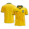 Brazil Retro Jersey Home Long Sleeve Soccer Shirt 1994 - bestsoccerstore