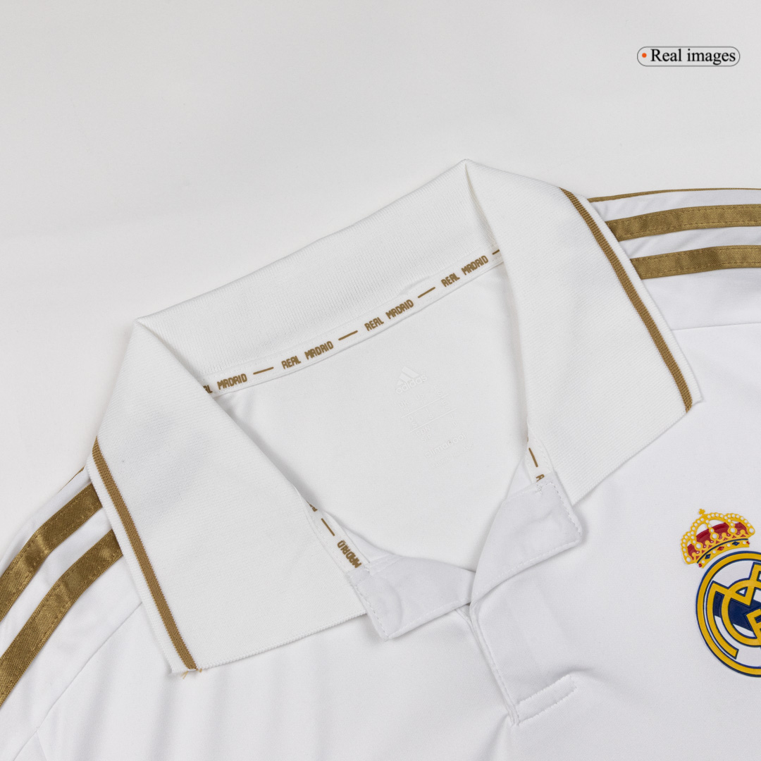 Real Madrid Retro Jersey Home Long Sleeve Soccer Shirt 2011/12 - bestsoccerstore