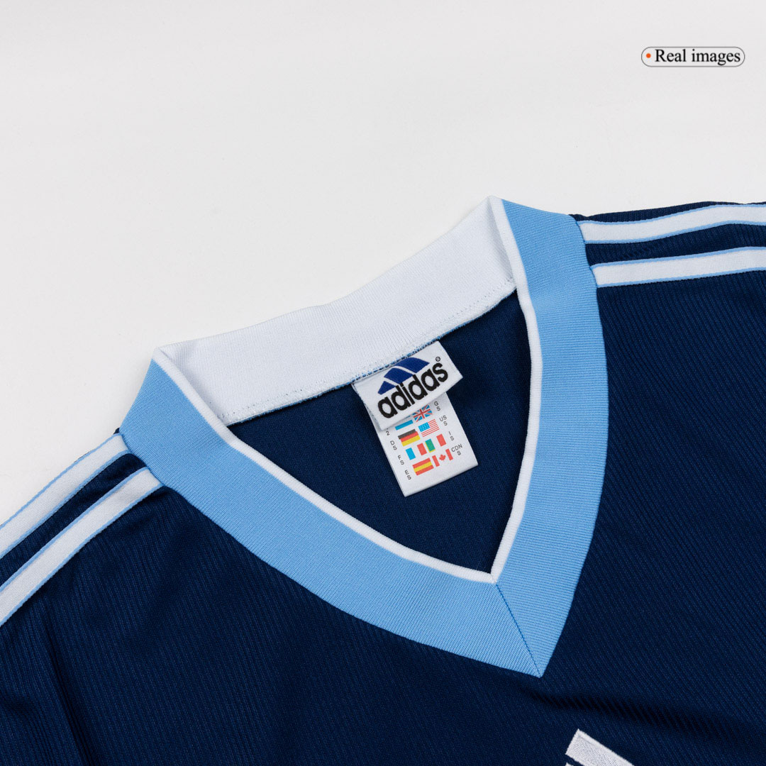 Argentina 1998 Retro Jersey Away Soccer Shirt - bestsoccerstore