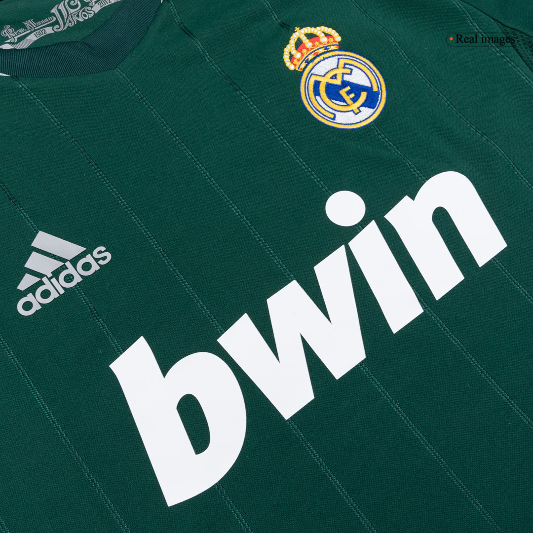 Real Madrid Retro Jersey Third Away Long Sleeve Soccer Shirt 2012/13 - bestsoccerstore
