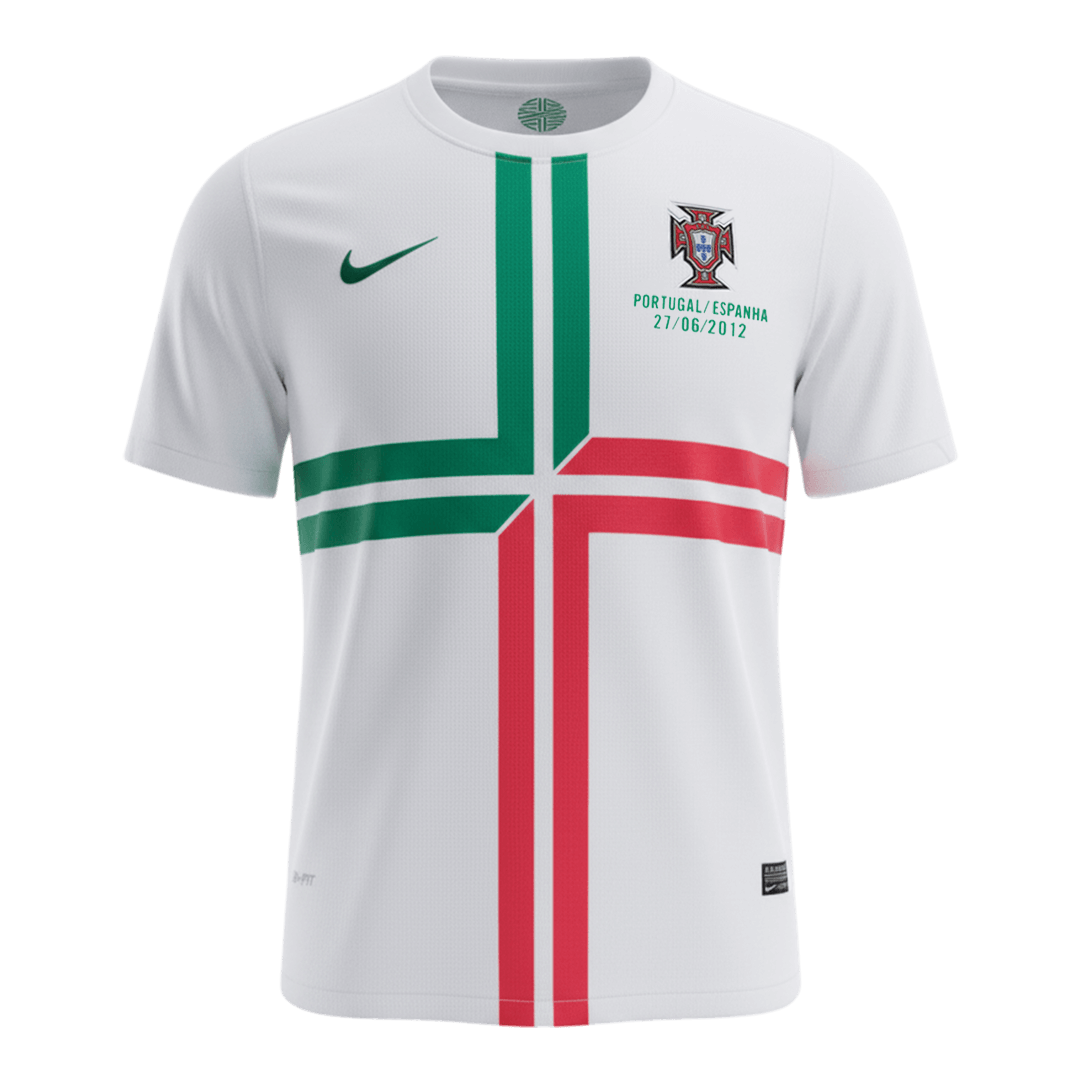 Portugal 2012 Retro Jersey Away Soccer Shirt - bestsoccerstore