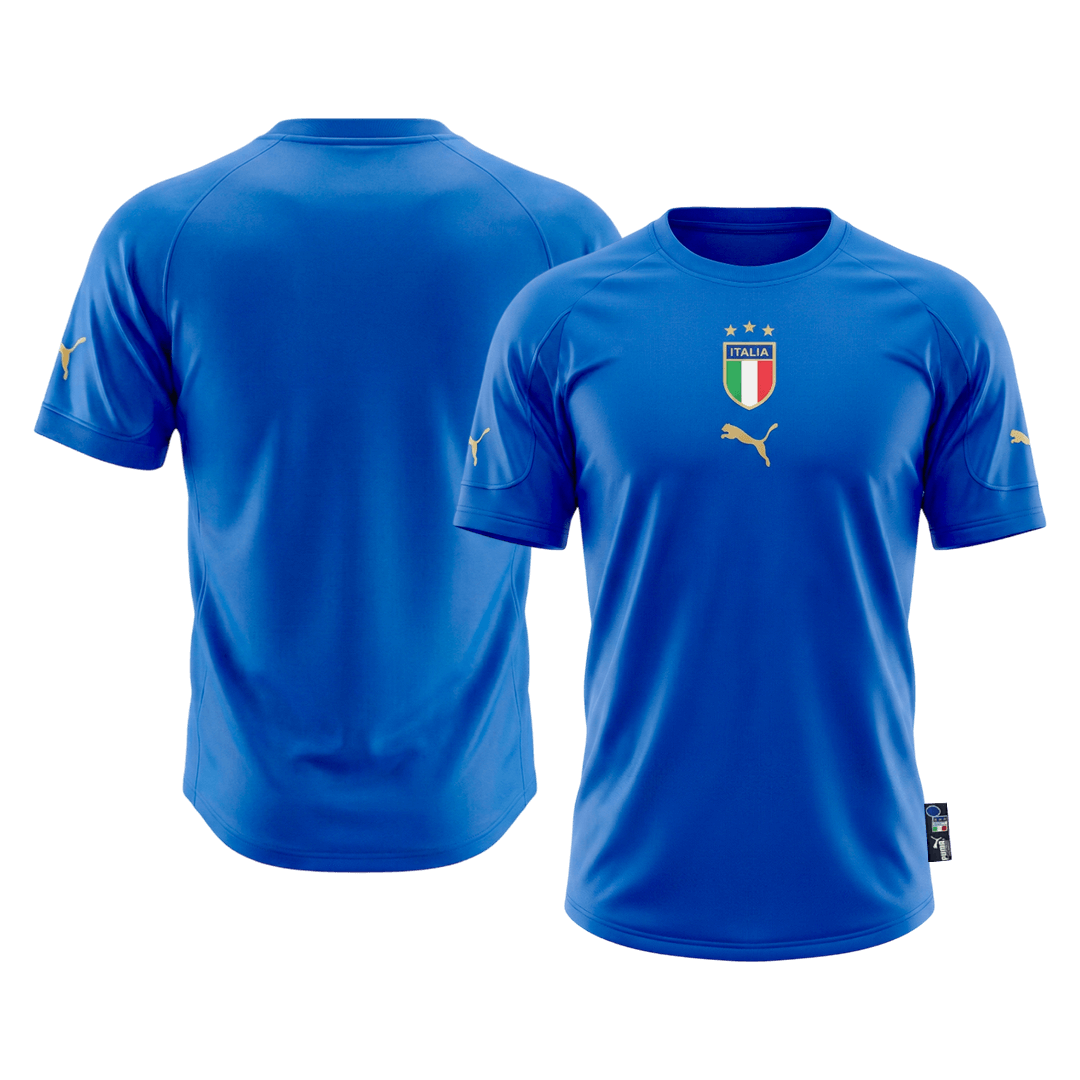 Italy 2004 Retro Jersey Home Soccer Shirt - bestsoccerstore