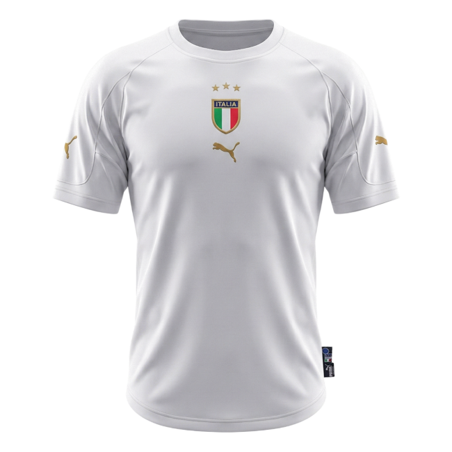 Italy 2004 Retro Jersey Away Soccer Shirt - bestsoccerstore