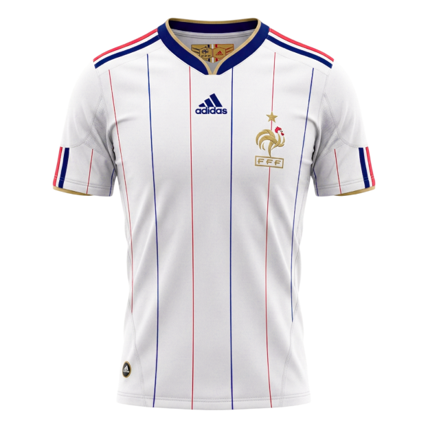 France 2010 Retro Jersey Away Soccer Shirt - bestsoccerstore