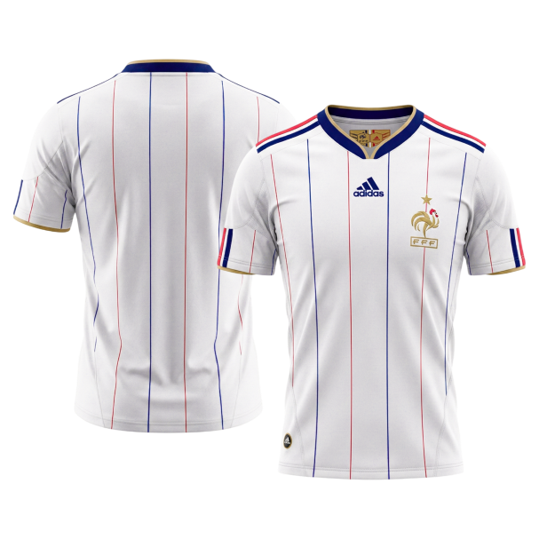 France 2010 Retro Jersey Away Soccer Shirt - bestsoccerstore