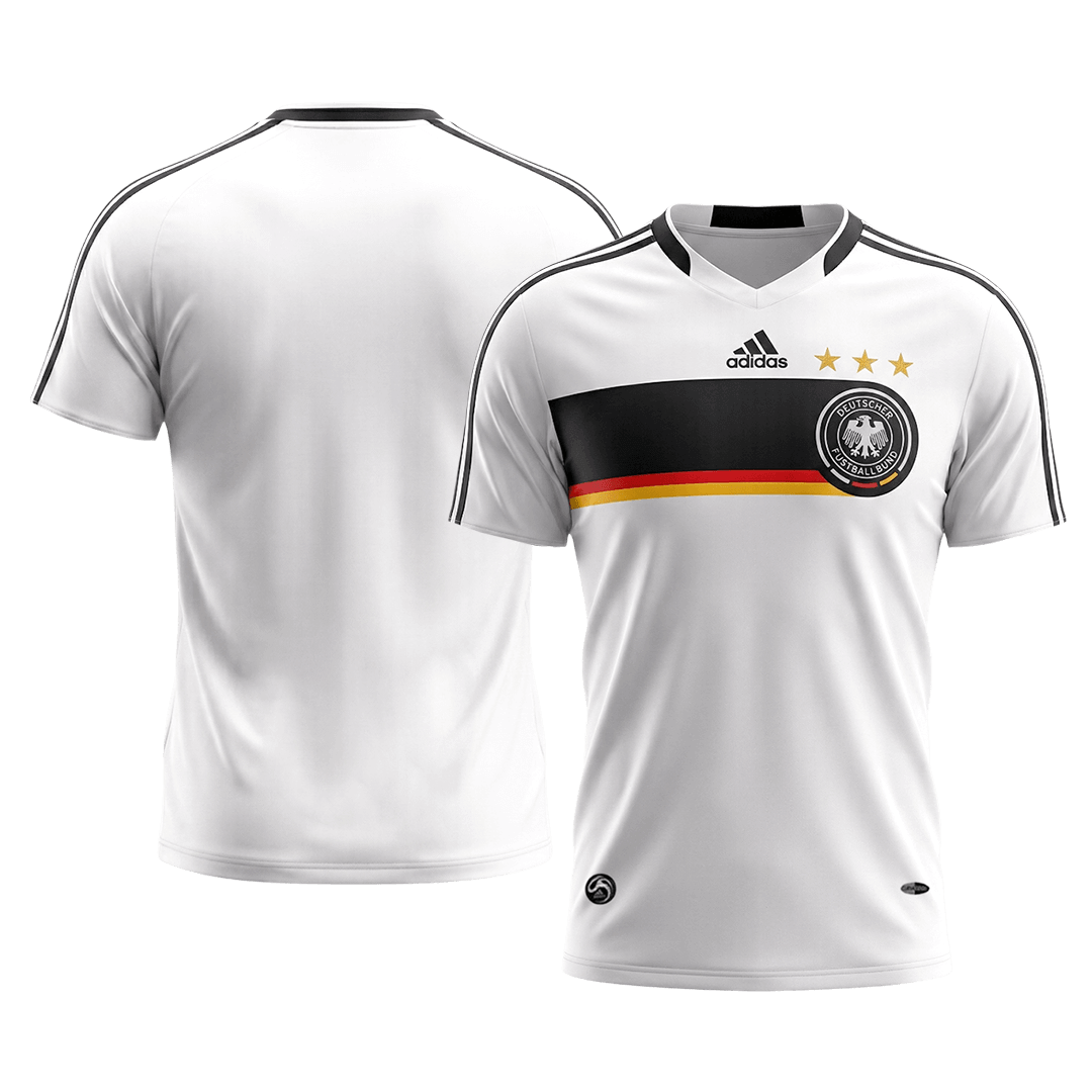 Germany 2008 Retro Jersey Home Soccer Shirt