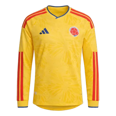 Colombia Long Sleeve Jersey Home Football Shirt World Cup 2026 - bestsoccerstore