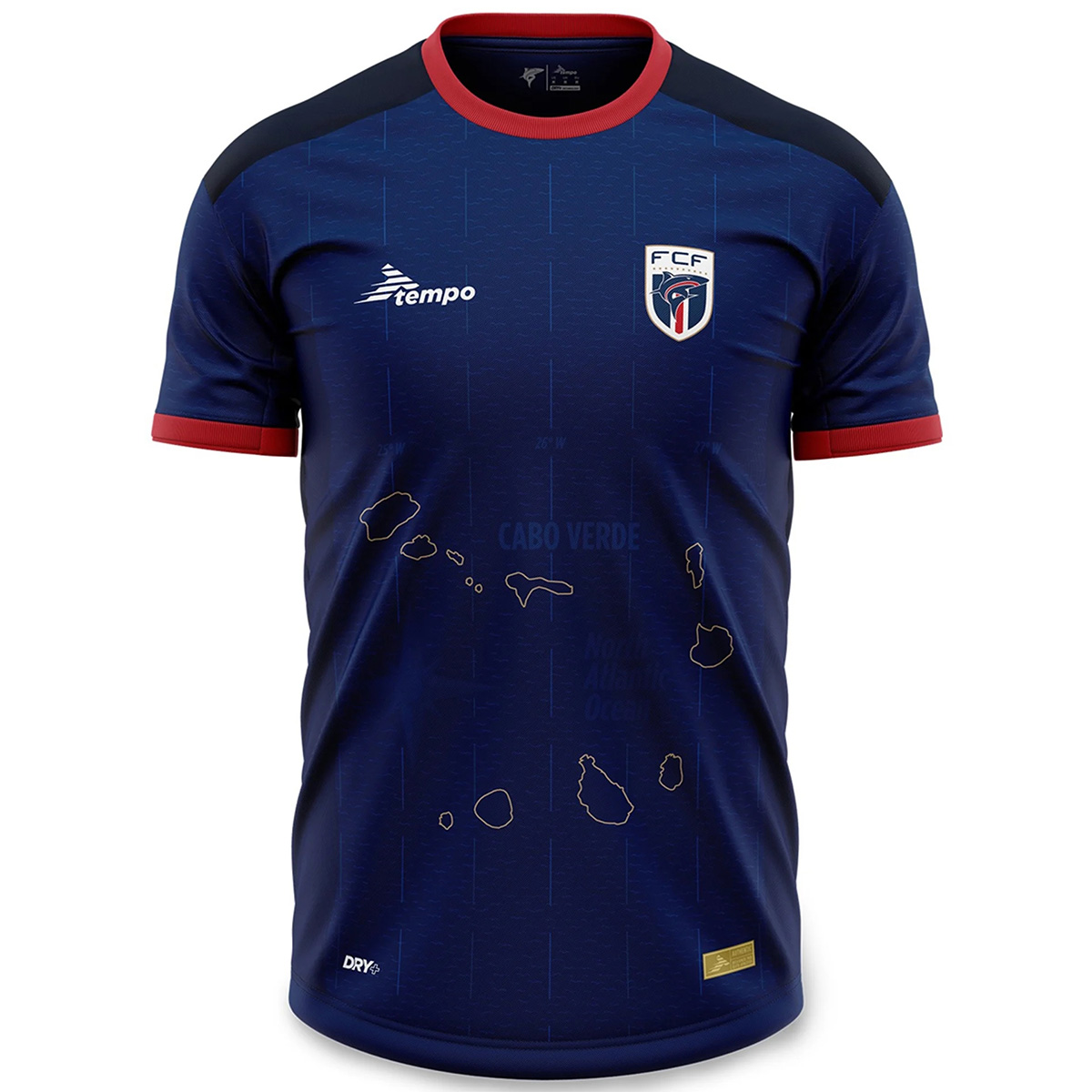 Cape Verde Soccer Jersey Home Custom Shirt 2025 - bestsoccerstore