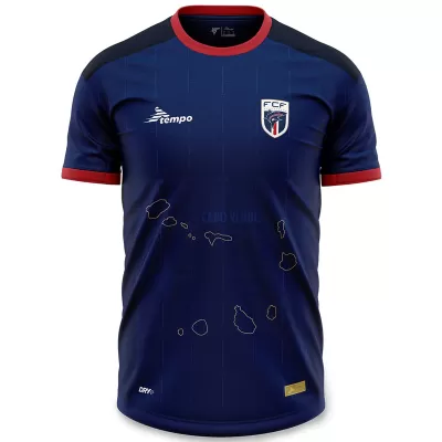 Cape Verde Soccer Jersey Home Custom Shirt 2025 - bestsoccerstore