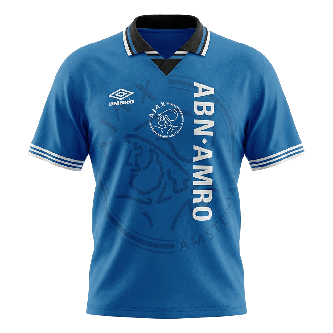 Ajax 1995/96 Retro Jersey Away Soccer Shirt - bestsoccerstore