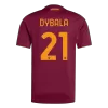Roma DYBALA #21 Soccer Jersey Home Custom Shirt 2025/26 - bestsoccerstore