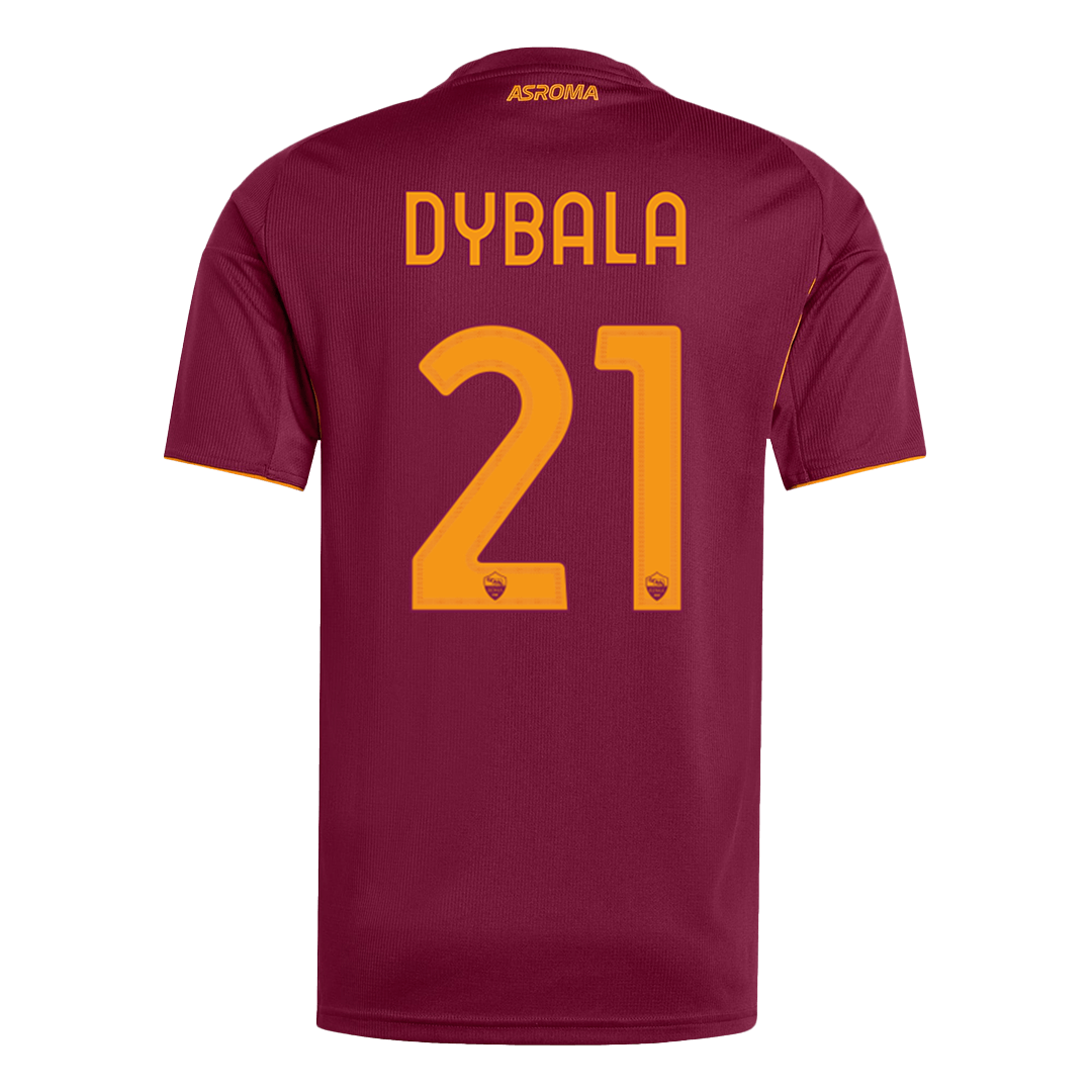 Roma DYBALA #21 Soccer Jersey Home Custom Shirt 2025/26 - bestsoccerstore