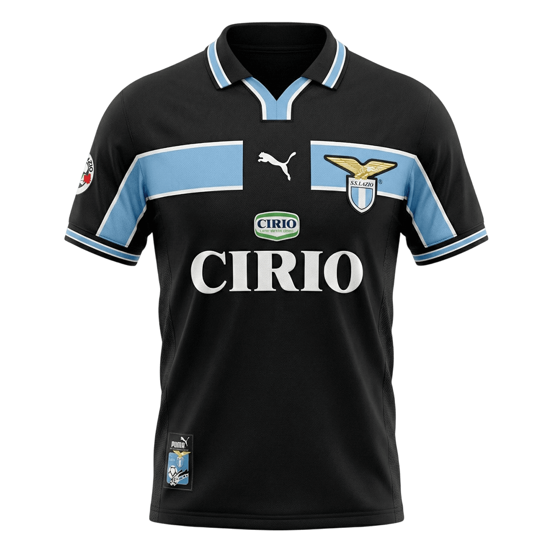 Lazio 1998/99 Retro Jersey Away Soccer Shirt - bestsoccerstore