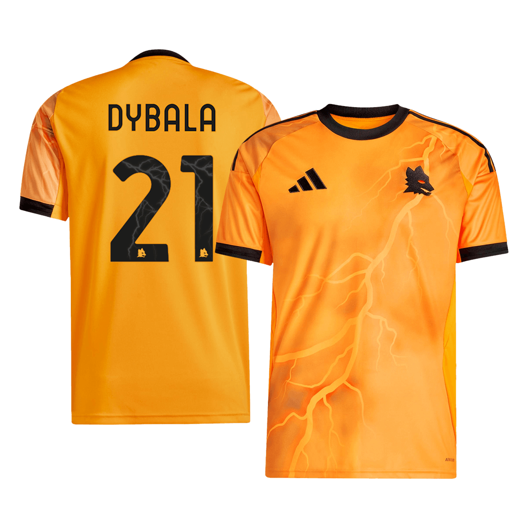 Roma DYBALA #21 Soccer Jersey Away Custom Shirt 2025/26 - bestsoccerstore