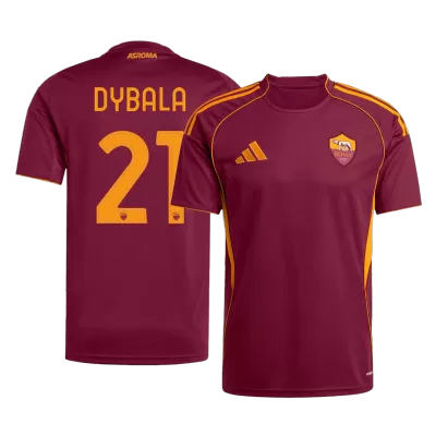 Roma DYBALA #21 Soccer Jersey Home Custom Shirt 2025/26 - bestsoccerstore
