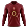 Arsenal Retro Jersey Home Long Sleeve Soccer Shirt 2005/06 - bestsoccerstore