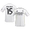 Real Madrid ARDA GÜLER #15 Soccer Jersey Home Custom Shirt 2025/26 - bestsoccerstore