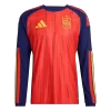 Spain Home Custom Player Version Long Sleeve Soccer Jersey World Cup 2026 - bestsoccerstore