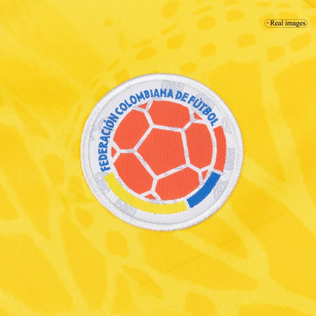 Kids Colombia Home Custom Soccer Kits World Cup 2026 - bestsoccerstore