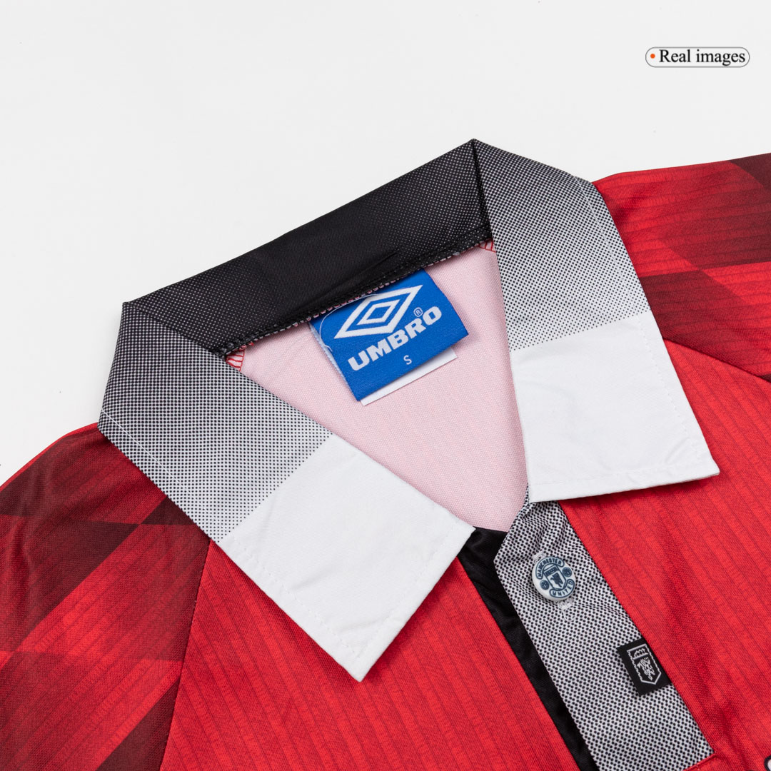 Manchester United 1996/97 Retro Jersey Home Soccer Shirt - bestsoccerstore