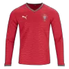 Portugal Home Player Version Long Sleeve Soccer Jersey World Cup 2026 - bestsoccerstore