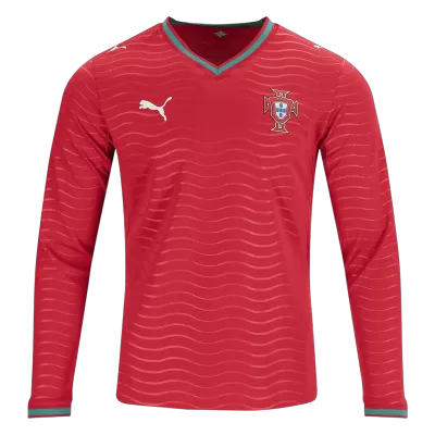 Portugal Home Player Version Long Sleeve Soccer Jersey World Cup 2026 - bestsoccerstore