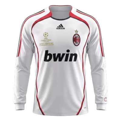 AC Milan Retro Jersey Away Long Sleeve Soccer Shirt 2006/07 - bestsoccerstore
