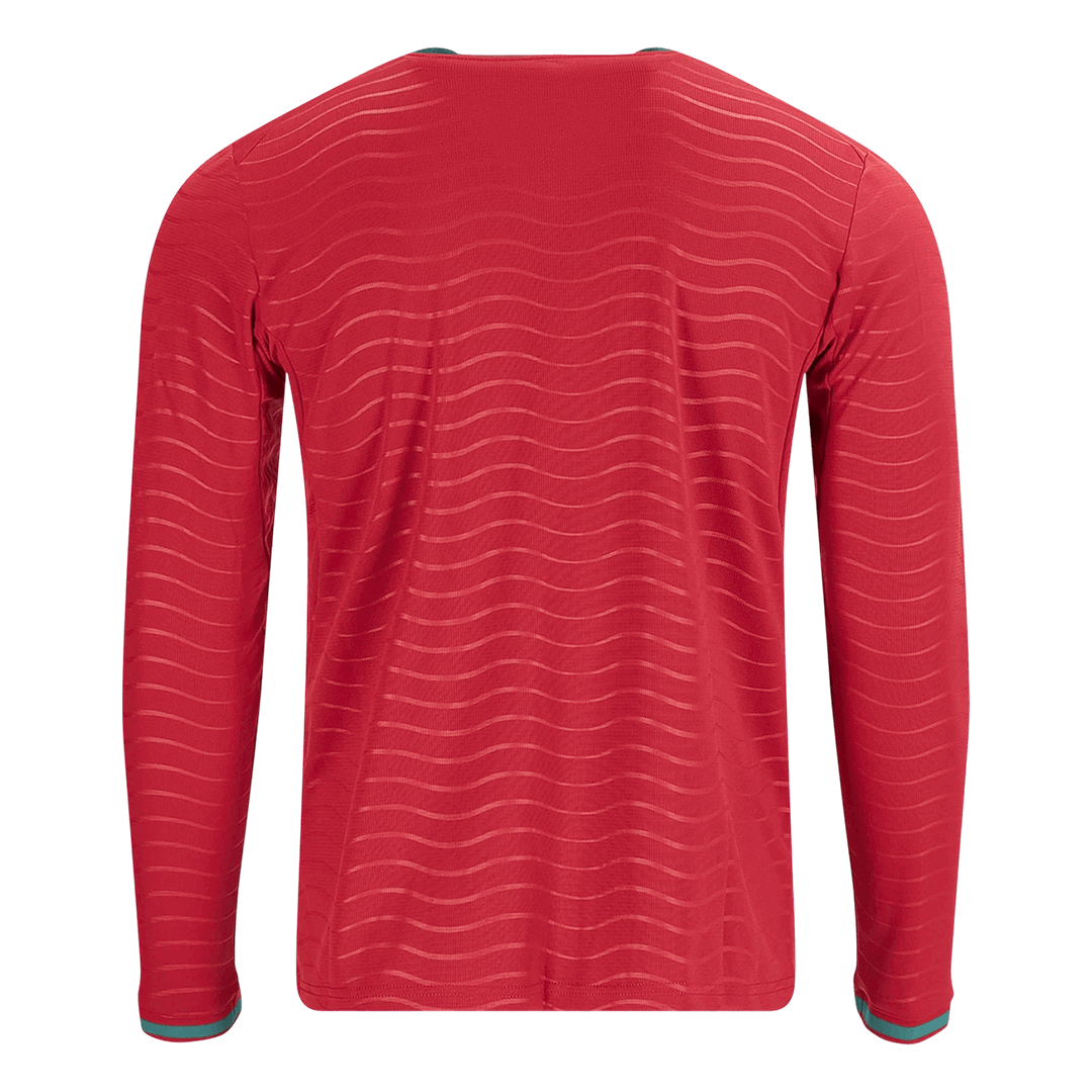 Portugal Home Player Version Long Sleeve Soccer Jersey World Cup 2026 - bestsoccerstore