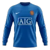 Manchester United Retro Jersey Third Away Long Sleeve Soccer Shirt 2008/09 - bestsoccerstore