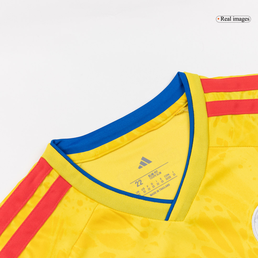Kids Colombia Home Custom Soccer Kits World Cup 2026 - bestsoccerstore