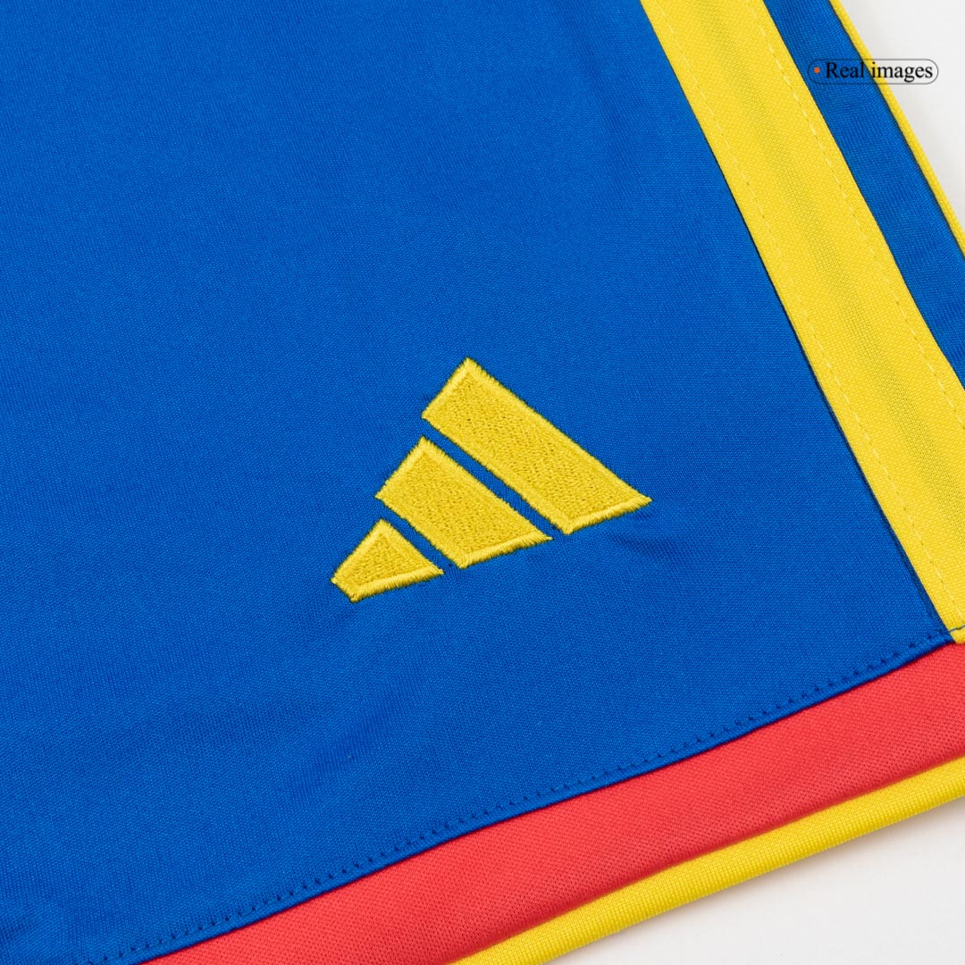 Colombia Soccer Shorts Custom Home World Cup 2026 - bestsoccerstore